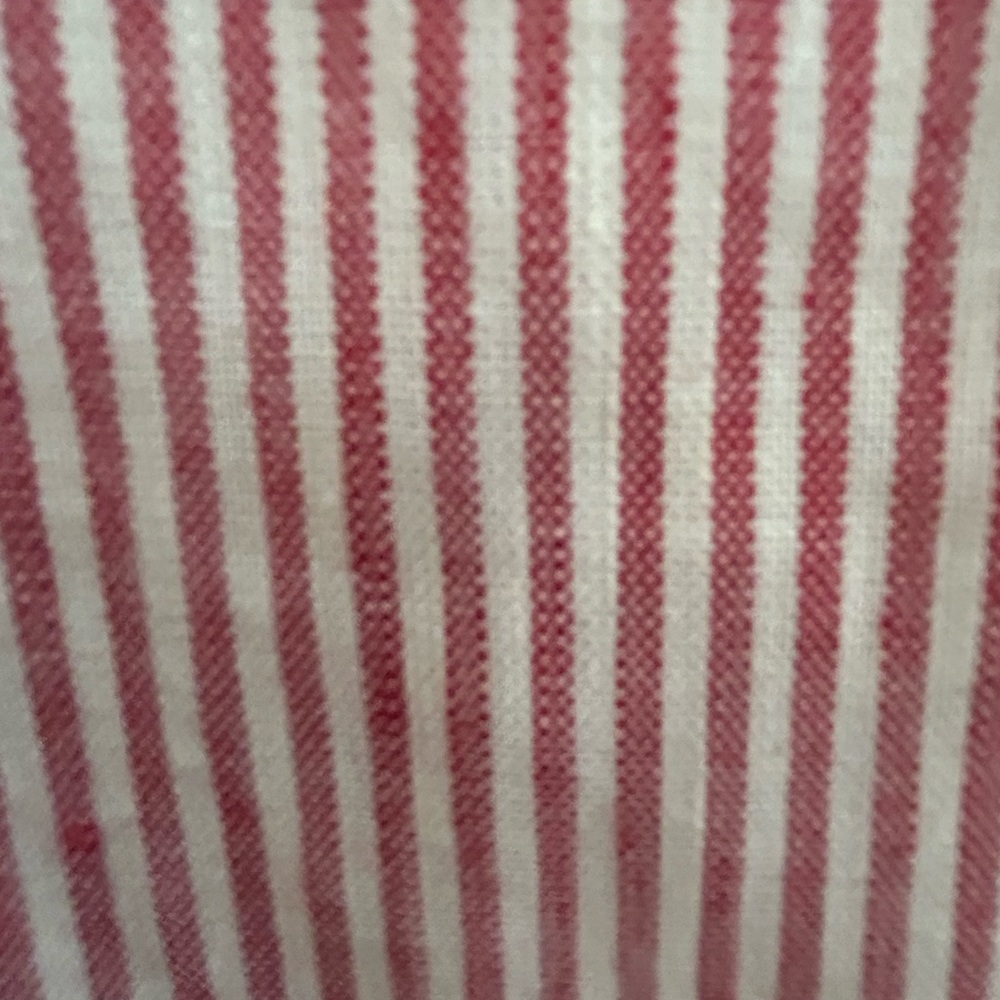 BCBGMAXAZRIA Striped Red Women's Top - Picture 7 of 9